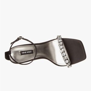 Nine West Jazmin Crystal Ankle Strap Heels